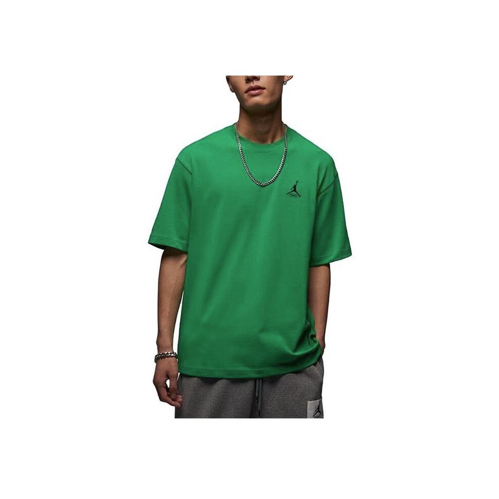 Jordan American Retro Letter And Number Print Round Neck Short Sleeve Drop Shoulder T-Shirt Men Tops Green DX9562-310