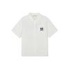 MLB New York Yankees SS24 Letter Loose Casual Comfortable Short Sleeve Shirt Unisex Shirts Off-White 3AWSV0343-50WHS
