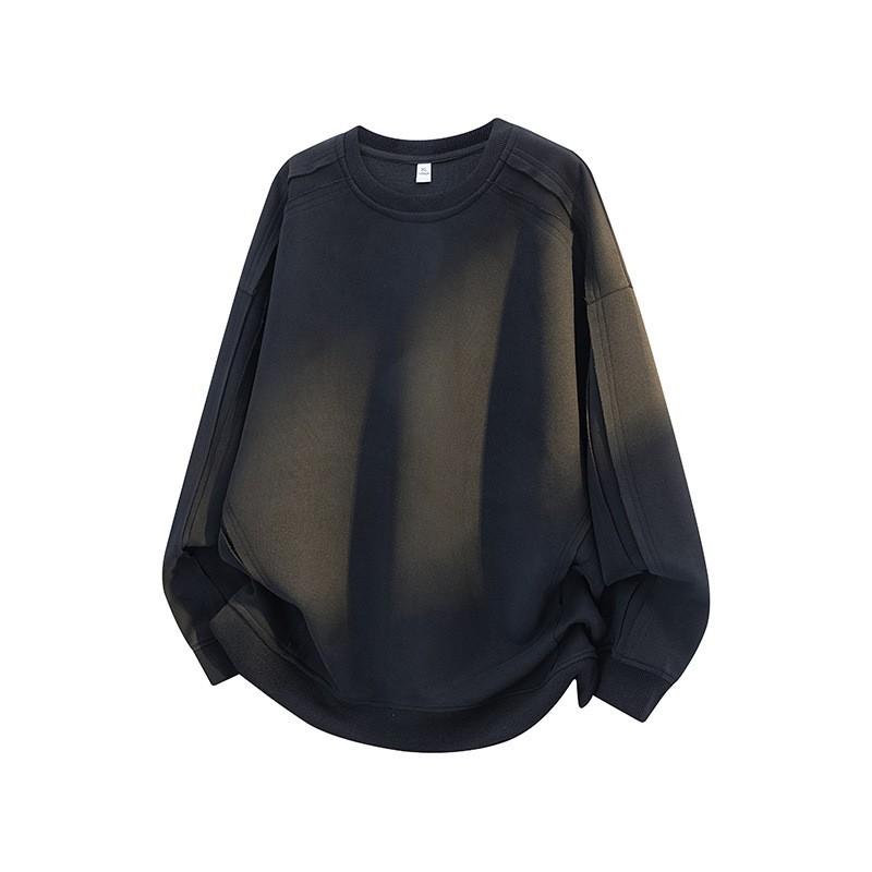 American Style Minimalist Solid Color Hoodie Men Women Loose Streetwear Couple Casual Top