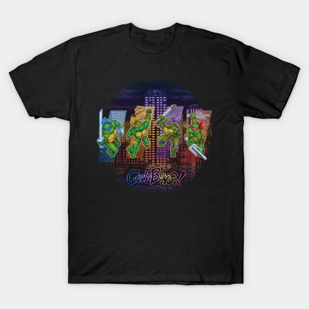 Men Black Print T-shirt Ninja Teen Turtle Mutants Xstat No-Cut Transfer Paper Print Cotton Tshirt 4XL чёрный