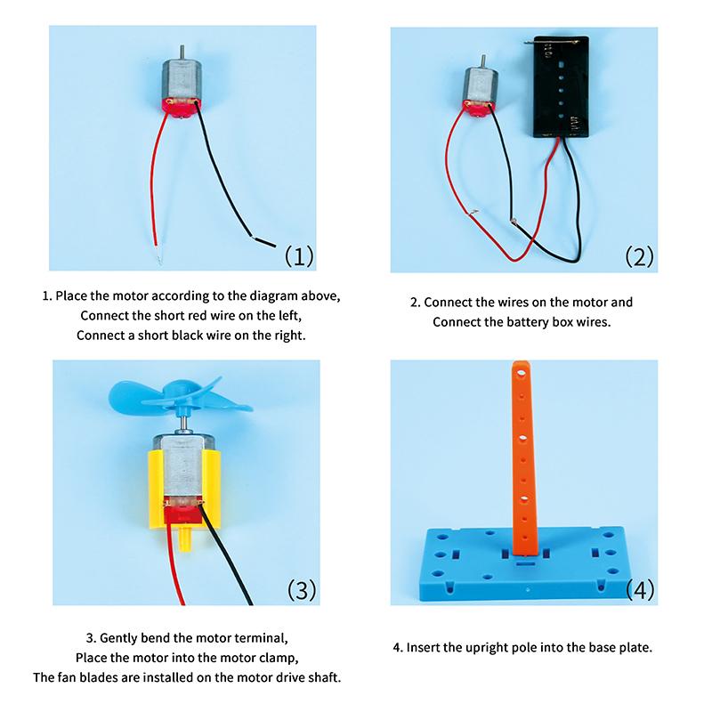 Toys Diy Bubble Machine Assembling Model Material Kits Students Educational Science Experiment Technology Toys For Children
