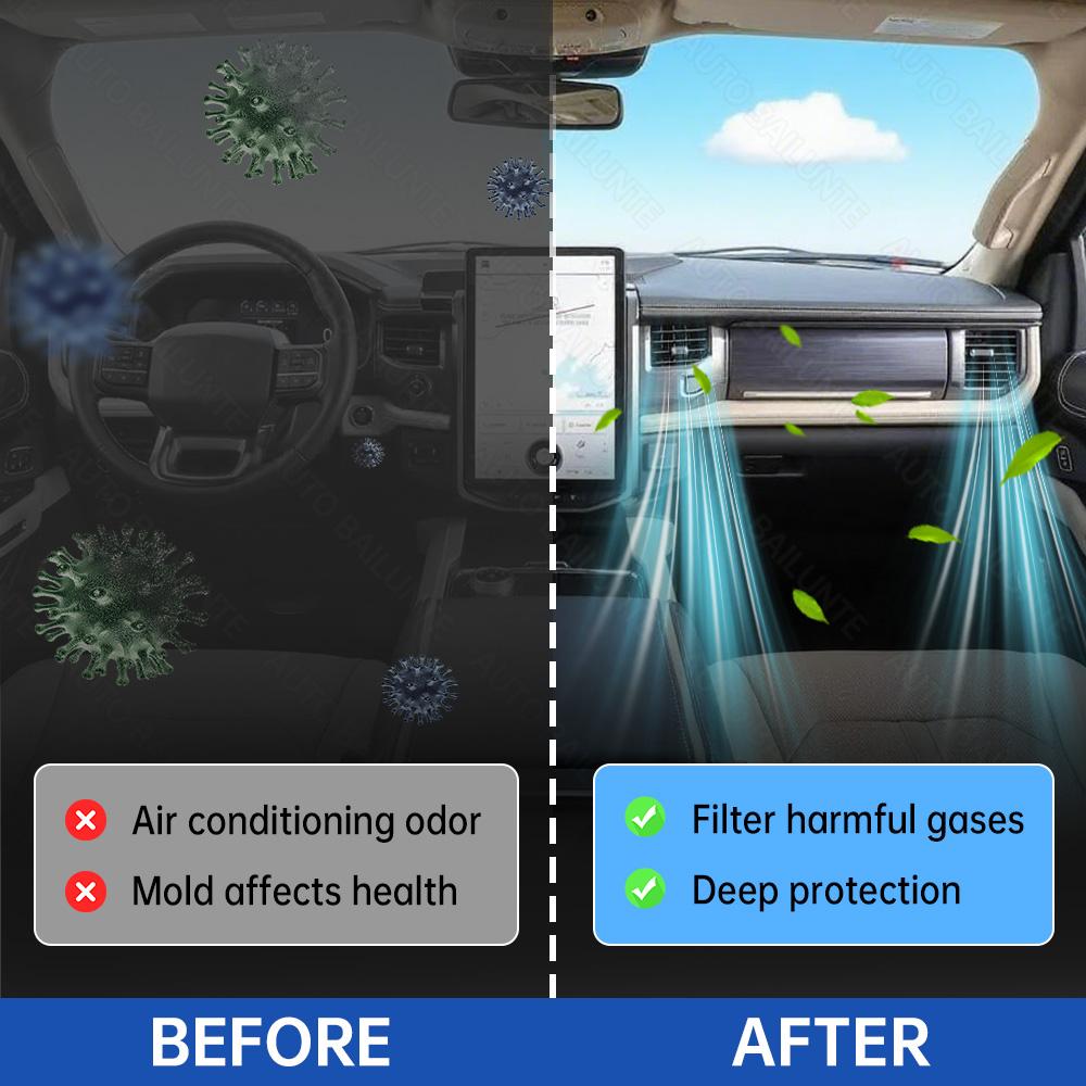 Car Air Filter For Ford Expedition F-150 F-250 F-350 F-450 Car Air Filter Conditioner Replacement Kit Car Interior Accessories