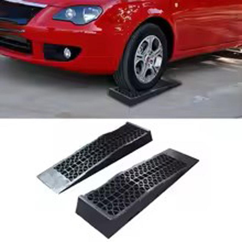 1 Pair Car Maintenance Ramp Car Tire Lifting Pad Outdoor Rescue Tools For Automobiles Car Repair Shop Tire Ramp