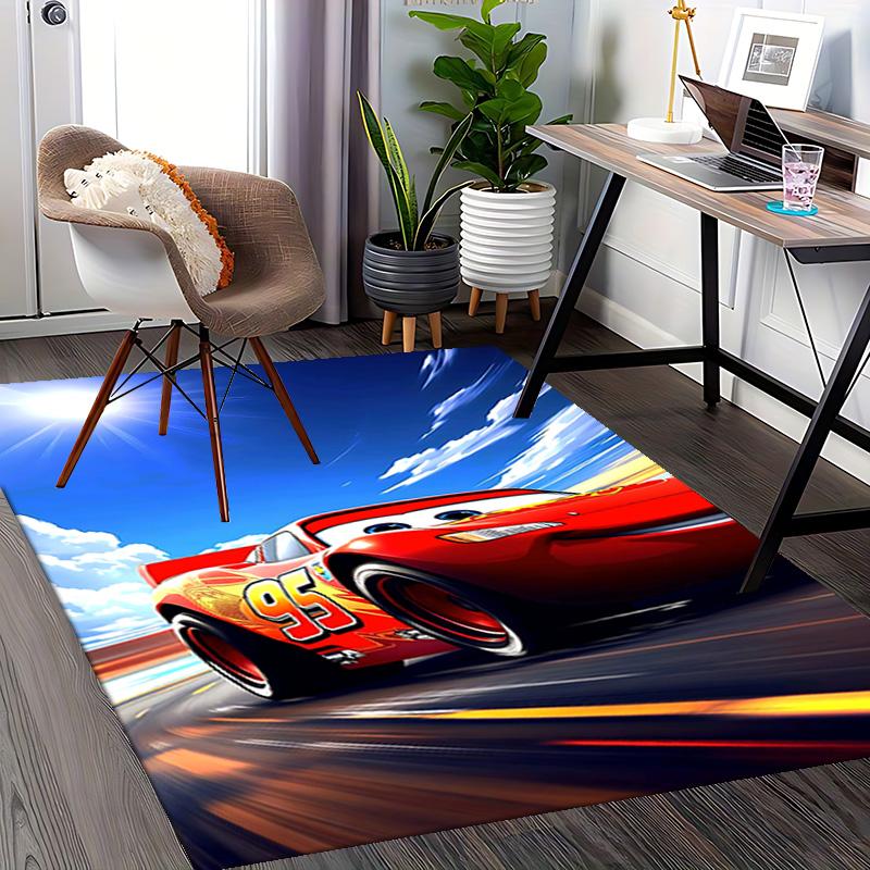 1pc Mcqueen Adventure Carpet Rug for Bedroom Living Room Decor Sofa Home Game Area Rug Non-slip Floor Mat. D0730063