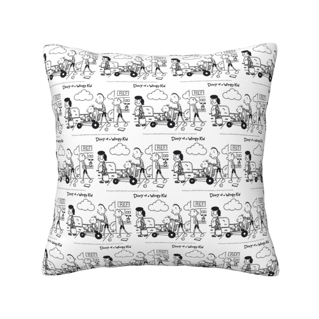 Diary Of A Wimpy Kid Old School Square Pillowcase Pillow Cover Cushion Zip Decorative Comfort Throw Pillow for Home Living Room