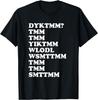 Kjenner du Muffinmannen DYKTMM Nostalgisk Ordtak Sitat T-skjorte unisex T-skjorte