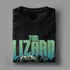 Mens Lizard Smiling T Shirts Pure Cotton Clothing Novelty Short Sleeve Round Neck Tee Shirt Printing TShirt
