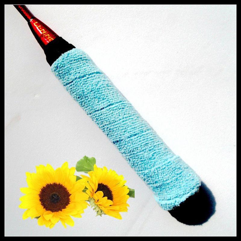 Hochwertige Tennis Badminton Schläger Übergriffe Baumwoll Handtuch Griffe Band Schweißabsorbierendes Griffband Schweißband