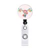 Scroll Badge Glass Id Holder Badge Holder 3 * 8cm Life Badge For Office Use Mental Health Healthcare Worker