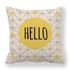 Custom Geometric Abstract Symmetrical Linen Pillowcase