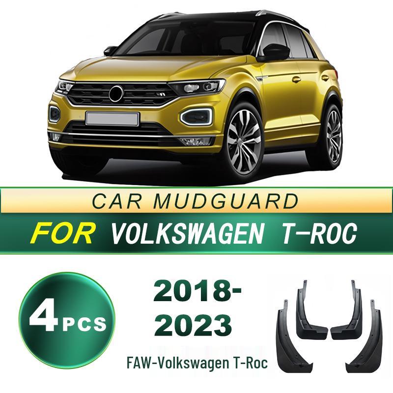 

T-Roc Tire Mudguard: Soft Rubber Flap Accessories for 2018-2023 Models