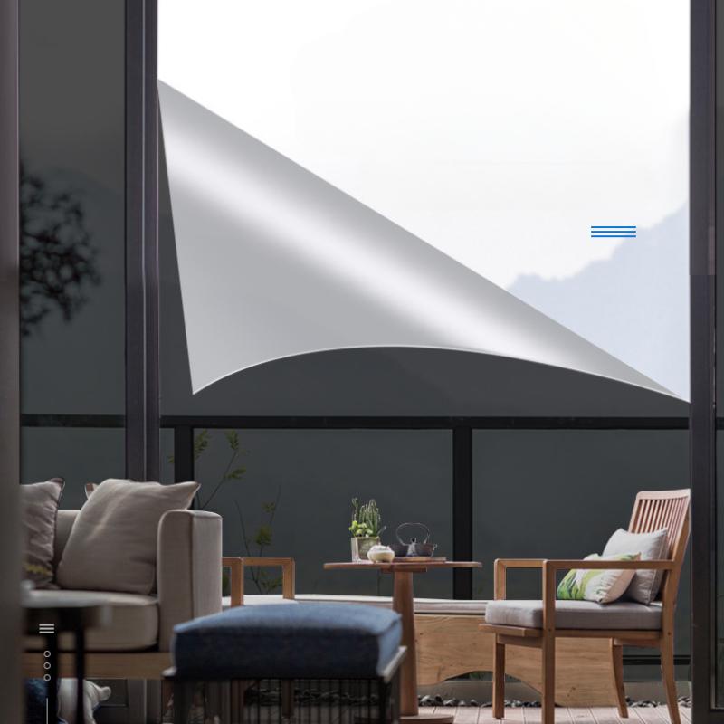 40*100CM Glass Heat Insulation, Sunscreen, Anti-ultraviolet Film, Shading, Shading, Transparent Translucent Sticker, Gray and Black Color Change Film