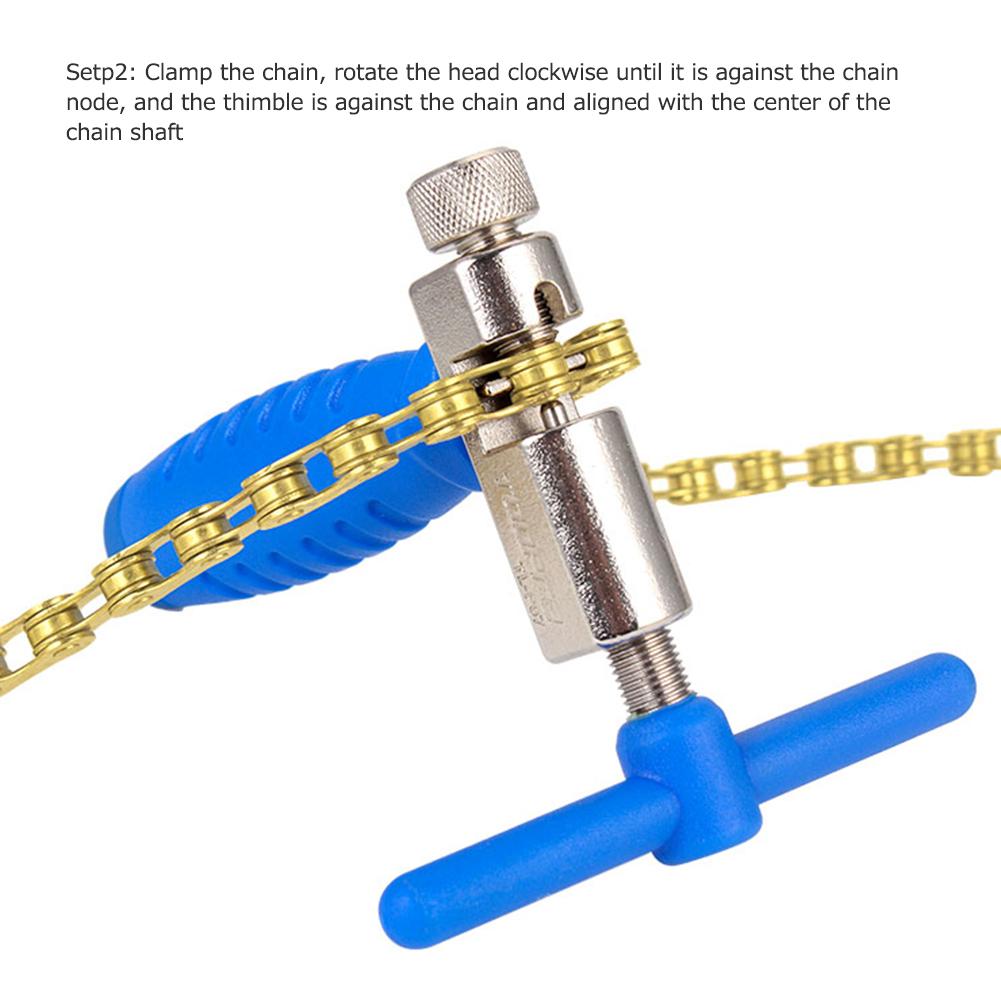 Bike Chain Breaker Tool Chain Removal Tool for Mountain Bike Bicycle Chain Link Remover for Road and MTB