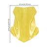 Motorcycle GS Replacement Windshield with Mounting Holes Aerodynamic Contoured Windscreen