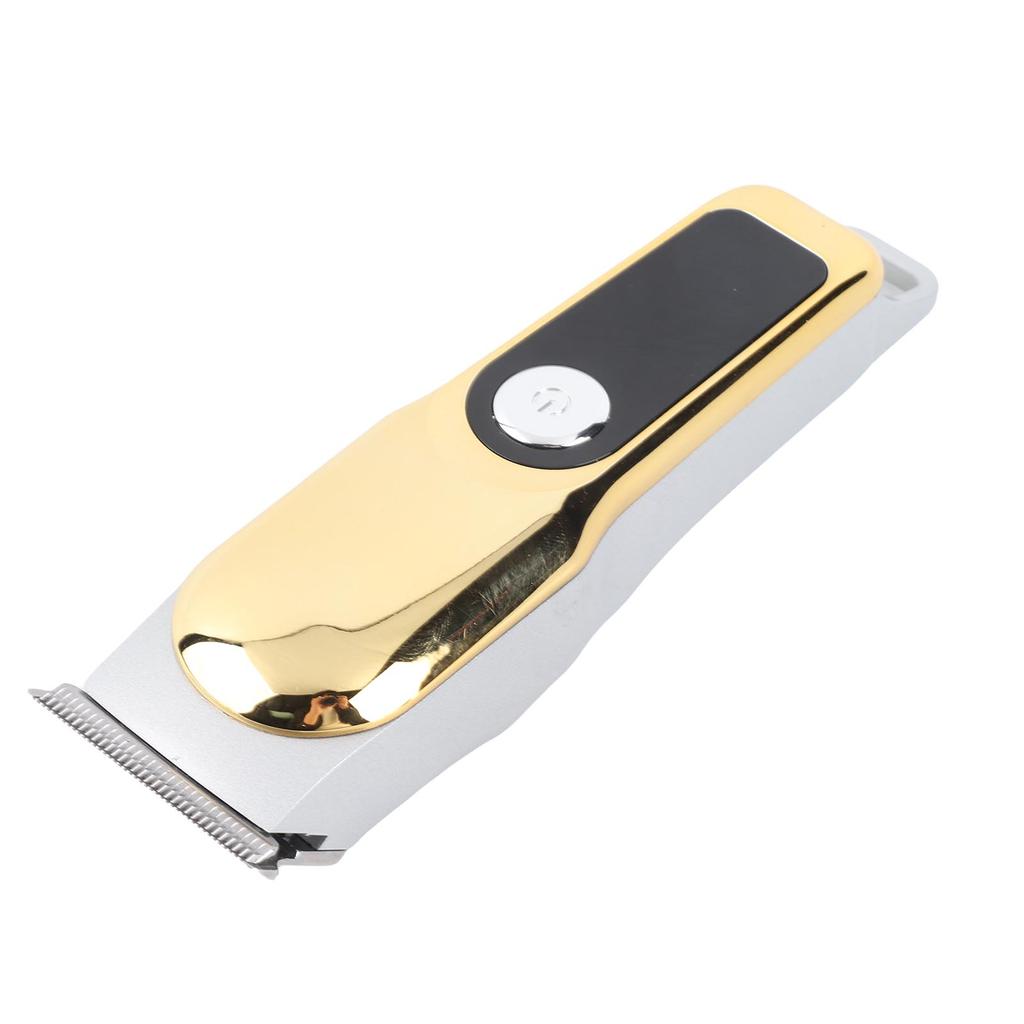 Hair Clipper Gold Metal Incisive Lightweight Electric Hair Trimmer for Home Use 600mAh