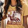 Vintage Cowgirl T-shirt: Western Horse Rider Tee