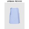 UR 2025 Autumn Women's Plaid Sleeveless Blouse