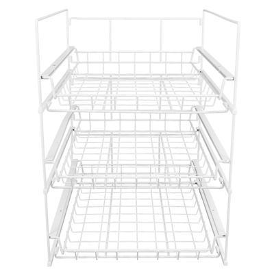 Storage Rack Three Layer Detachable Wardrobe Shelf Kitchen Tableware Drying Rack Spice Storage Rack