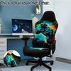 Fashion Print Gaming Seat Cover Backrest Cover Anti Dirty Protector Stretch Sports Computer Chair Cover Office Home Decoration