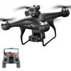 Remote Control Drone with Cam a 4K Dual Cam a 4-sided Infrared Obstacle Avoidance Brushless Motor Optical Hov  Remote Control Quadcopt  for Kids A