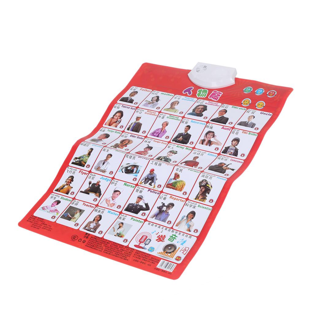 Family Members Occupations Poster Wall Chart Toddler Learning Educational Toys