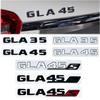 ZKOR5 3D ABS Lettere Emblema Logo Posteriore Baule Auto GLA 35 45 45S Turbo 4matic Per Mercedes GLA35 GLA45 GLA45S AMG X156 Accessori