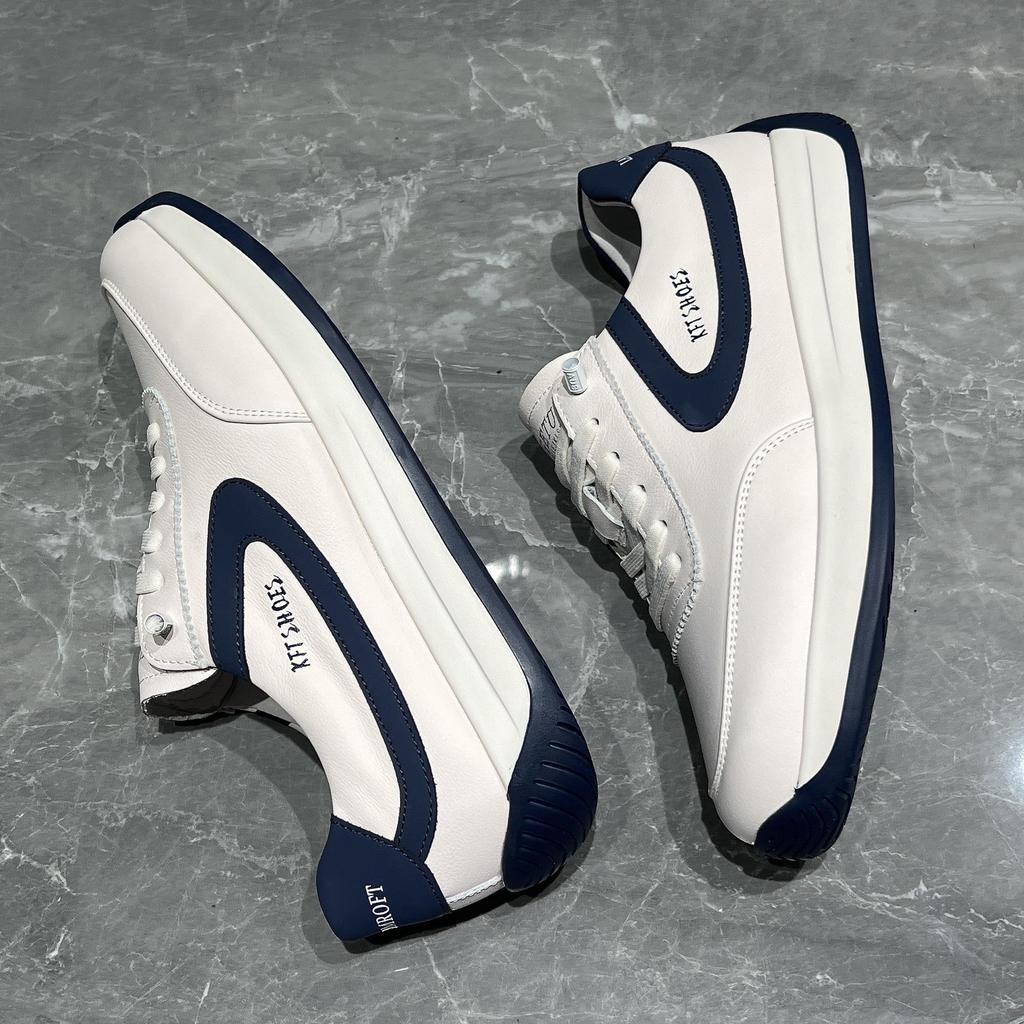 Herren 2025 Sommer Echtleder Casual Skate- & Laufschuhe - Trendiger Forrest Gump Stil.