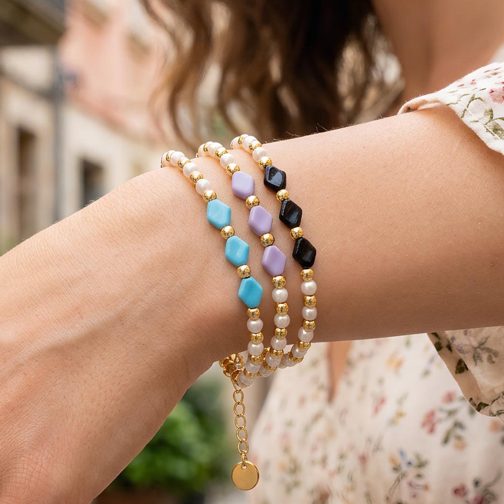 Elegant European & American Handmade Beaded Bracelet - Versatile Party Style