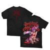 Bring mir den Horizont: Schwarzes Metall Anime Stil Trendige Marke Kurzarm 3D Gedrucktes T-Shirt, Mode Top für Herren und Damen