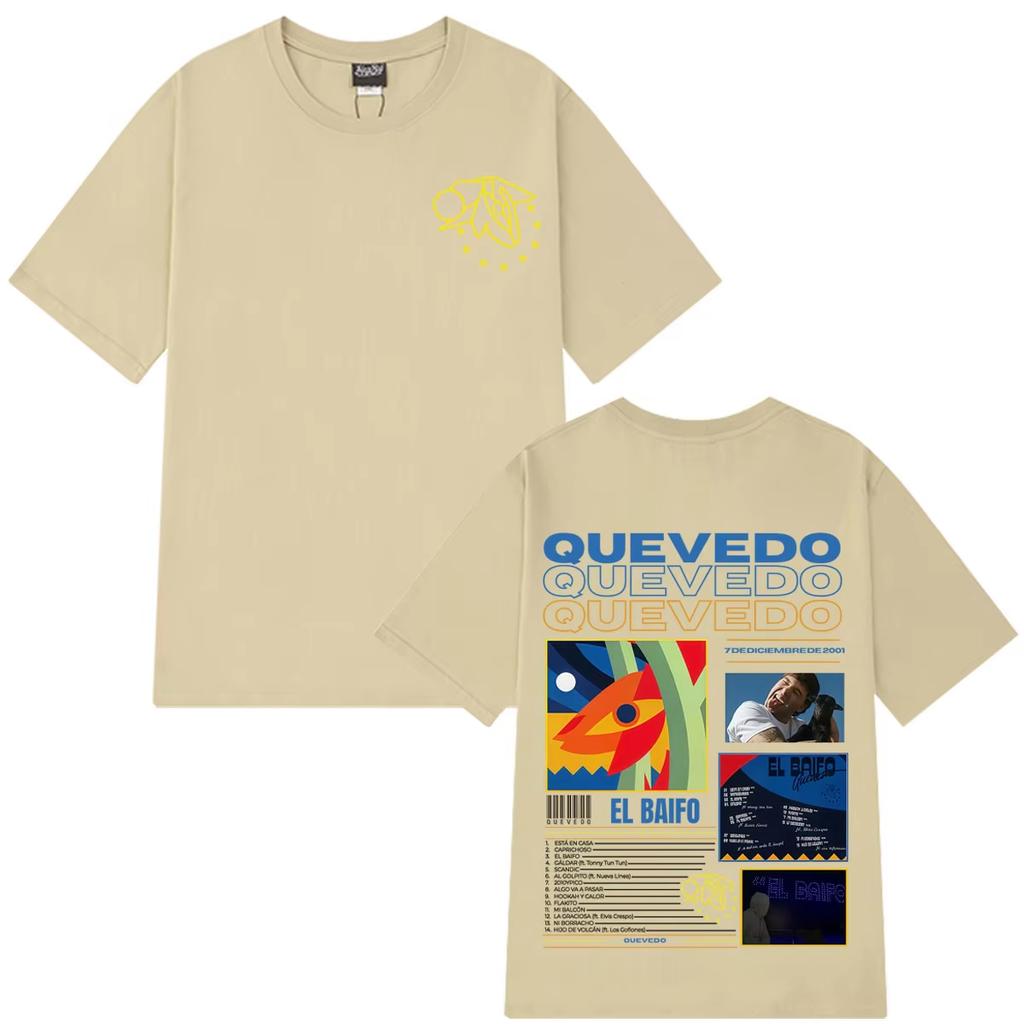 Quevedo El Baifo Tour Concert Graphic Print Unisex Women And Men T-shirt
