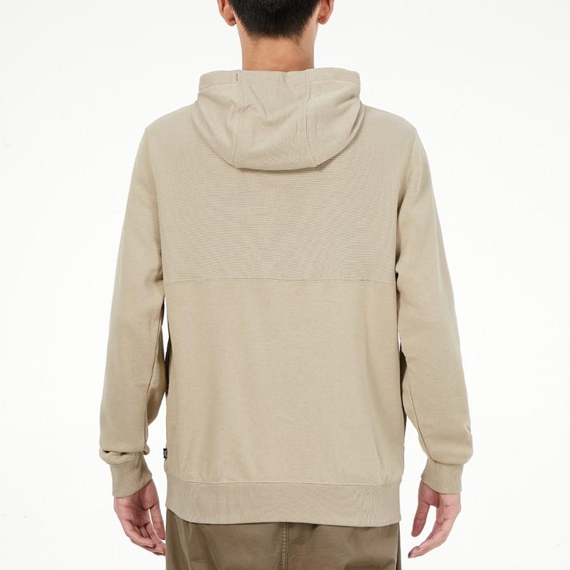Puma Pure Color Sports Knit Drawstring Hooded Sweatshirt Men Tops Khaki 846413-42