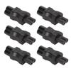6pcs IEC320 C6 to IEC320 C7 Power Adapter C6 to C7 Power Plug Adapter for PDU Chassis Power Supply UPS Socket Computer