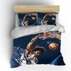 Basketball Star Shooting Animationr Duvet Cover Pillowcase Bedding Collection Single Twin Full Size For Kids Adults Bedroom King Cover