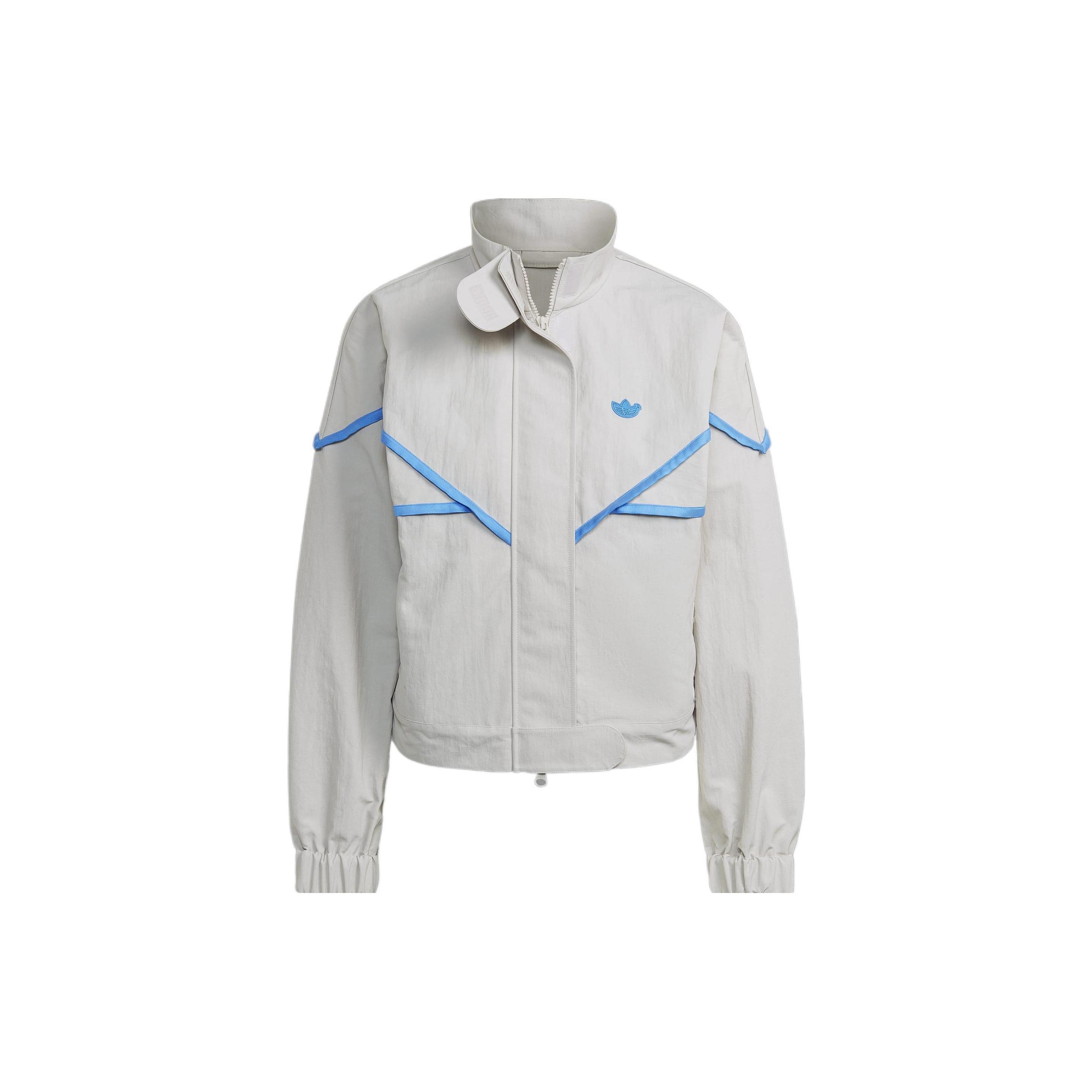 (WMNS) adidas Blue Version Track Top Asia Sizing  White Blue  Women s HK7246 S