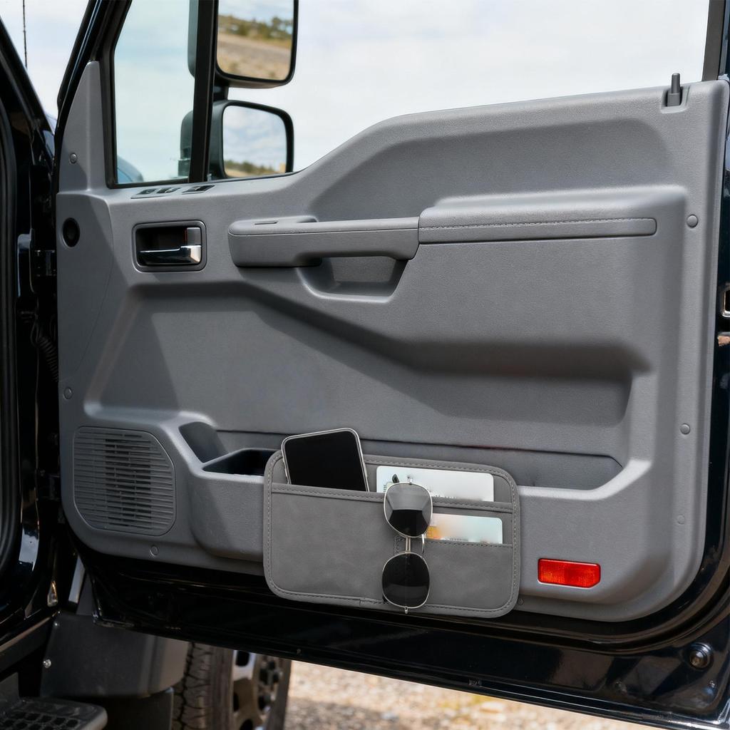 Car Console Organizer Multifunctional Large Capacity Auto Supplies Car Door Organizer For Vehicle Truck SUV Van Door Road Trip