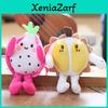 Cute Fruit Durian Plush Doll With Pp Cotton Filling For Bag Decor And Gift