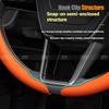 For TOYOTA Crown CHR Yaris Corolla Auris Rav4 Prius Camry raize Prado Car snap-on Leathe steering wheel cover Auto Accessories