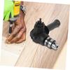 POPETPOP Multifunctional Electric Hand Drill Bit for Impact Degree Corner Angle Attachment for Right Angle Drill ABS Black Drill, Driver, Tool,