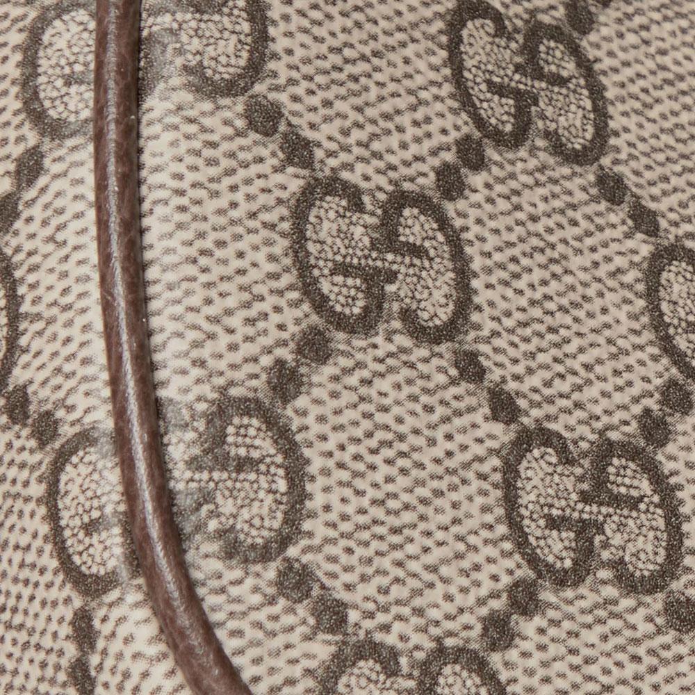 Gucci Ophidia Logo Classic Canvas And Leather Mini Shoulder Bag Women Shoulder Bag Beige Dark-Brown 838465-FAE0P-9746