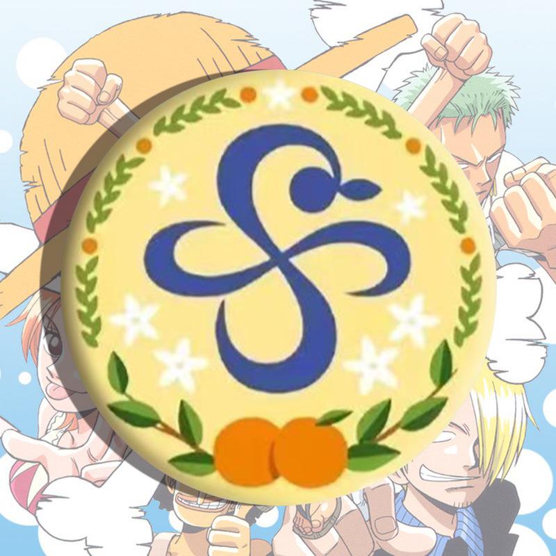 Badge Anime Japanese Cartoon Pin Metal Enamel Brooch Cosplay Accessories Luffy Zoro Nami Chopper Sanji Collection