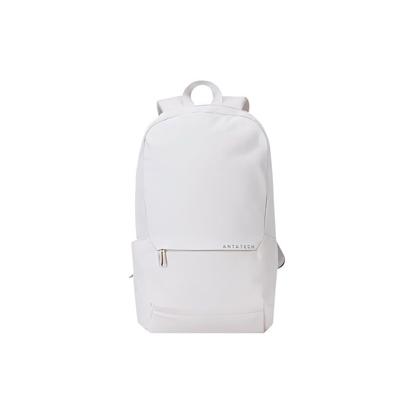 Anta Fashion Large Capacity Zipper Closure Fabric Backpack Unisex Backpacks White 192457151-3 White