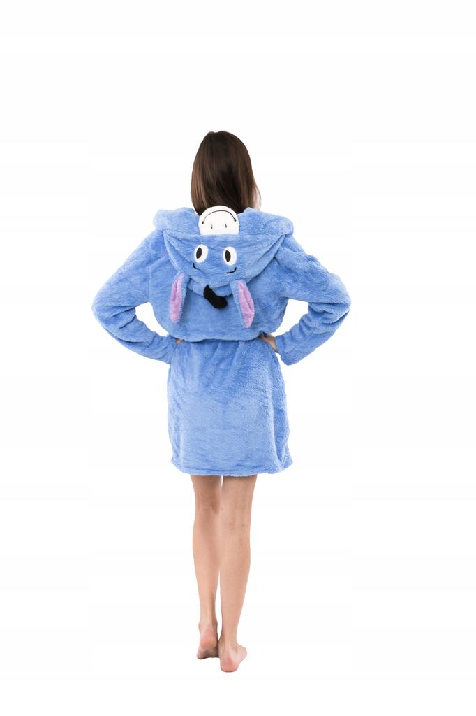Women's Bathrobe, Bathing Suit, Warm Plush, Gift, Donkey Hood