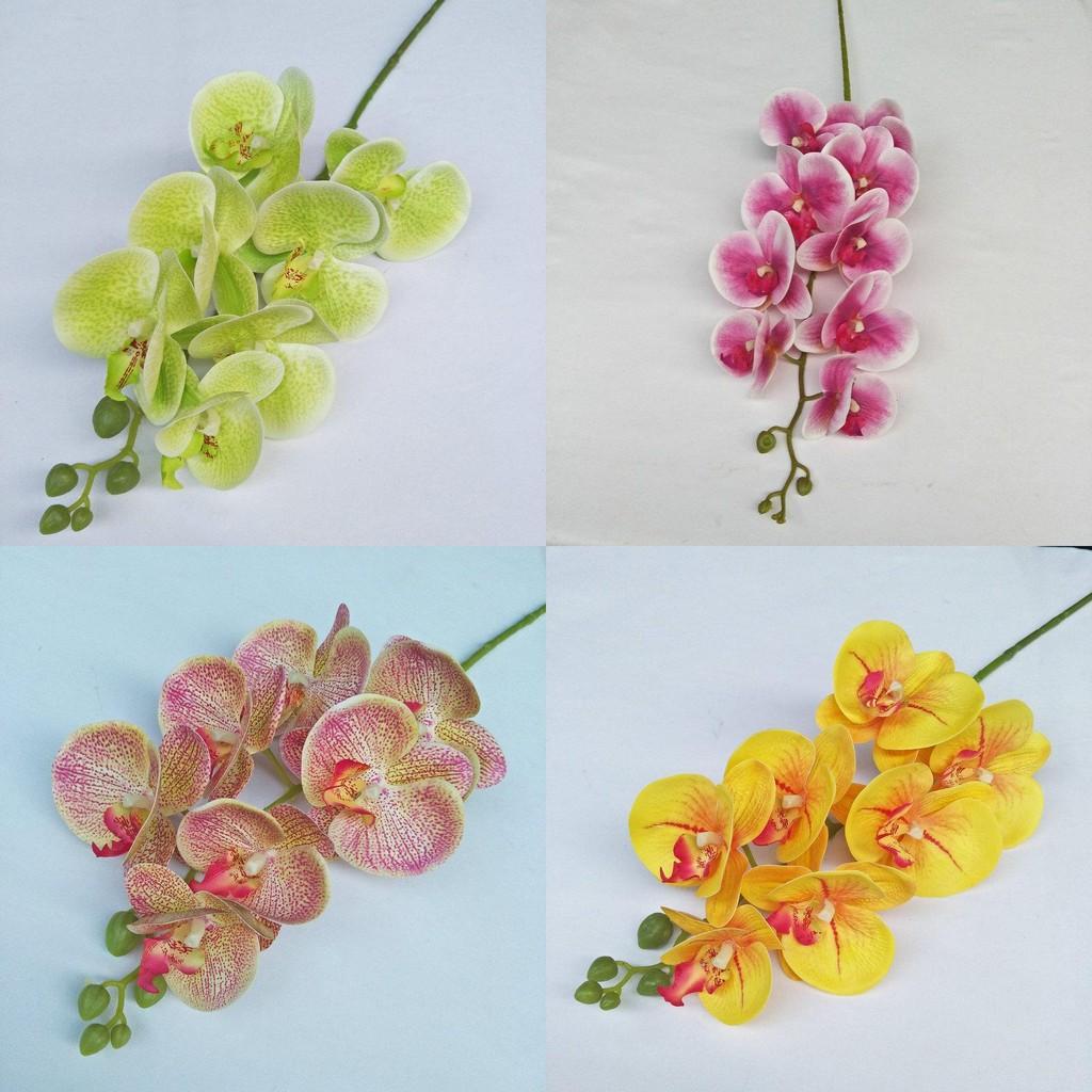 Phalaenopsis Artificial Orchid 3d Realistic Multi Stem For Home Wedding Decor