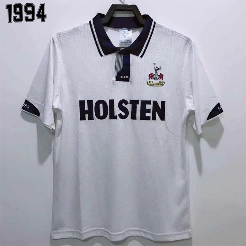 Retro Tottenham Hotspur Football Club Shirt Top Thai T-shirt S