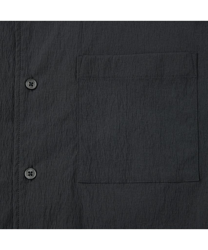 Henlikoteun [Online Exclusive] Short Sleeve Open Collar Shirt Aysam26731Bkx