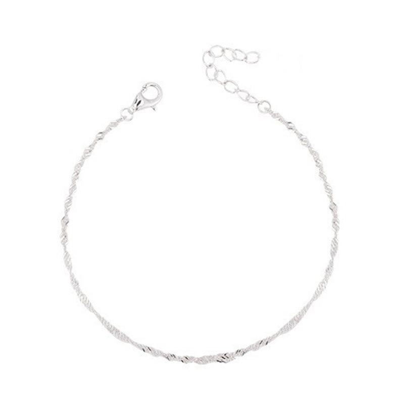 Simple Fresh Twisted Plain Bracelet For Women Minimalist Versatile Niche Design