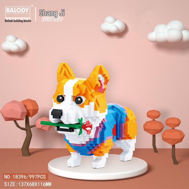

BeleDi Micro Building Blocks: Educational Pet Model Toy for Kids 3614.54.5cm