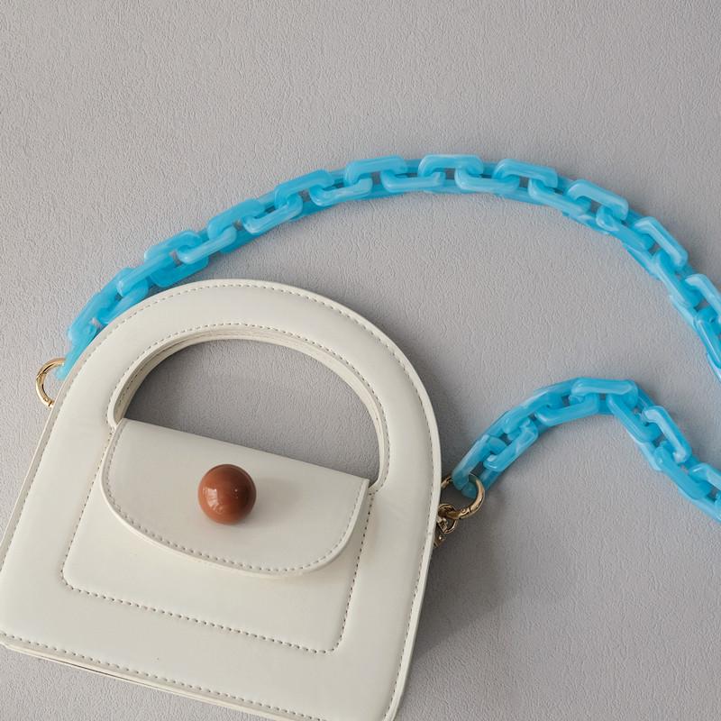 New Woman Bag Chain Accessory Detachable Parts Candy Crossbody Resin Luxury Strap Women Handbag Chains Acrylic Shoulder Handles