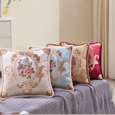 European Jacquard Pillow Cover for Sofa and Bedroom