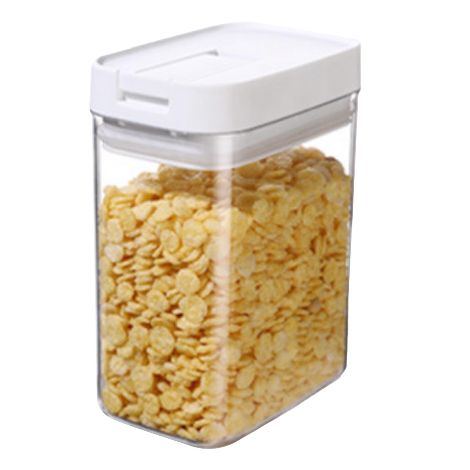 

Cereal Storage Container Transparent Food Storage Sealed 800ml Cereal Storage Dispenser for Kitchen Organization